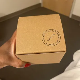 dessert box. tiramisu