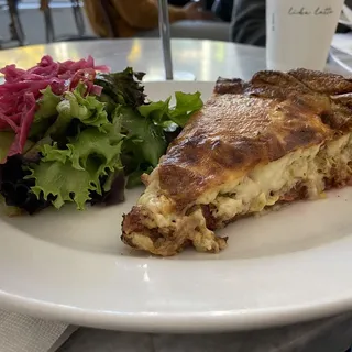 Quiche and Salad