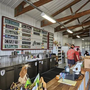 Cider Bar and seating