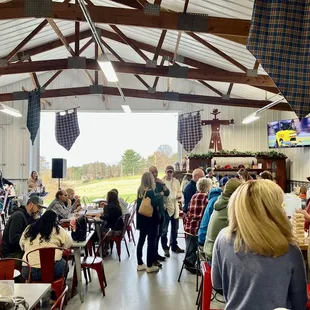 a large gathering of people