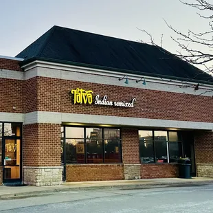 Exterior of restaurant