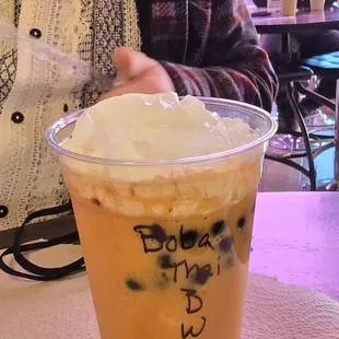Thai Tea Boba ROCKED!
