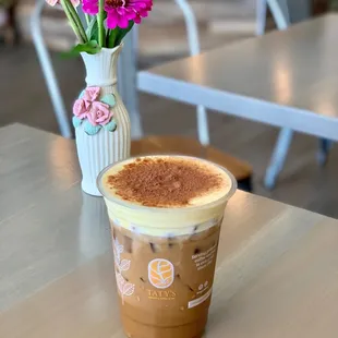 Egg Coffee- got in my morning protein fix.  Delicious coffee!