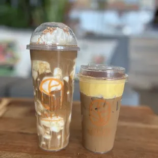 Blended coconut coffee &amp; Egg coffee