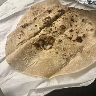 A wrap, they were supposed to give me Pita bread