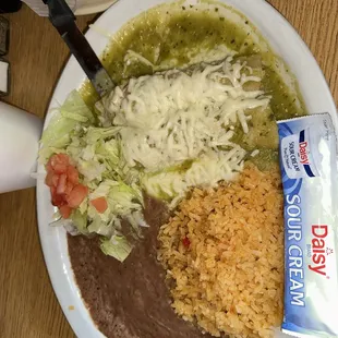 Enchiladas Verdes (2)
