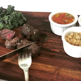 Sirloin Marinated in Red Wine Sauce