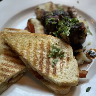 Pear, Bacon, Brie Panini