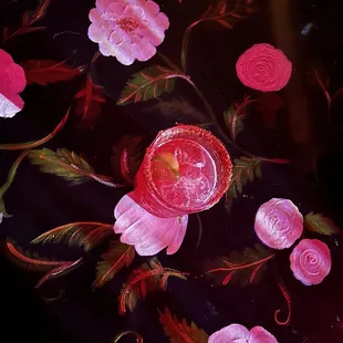 Hand painted counter top