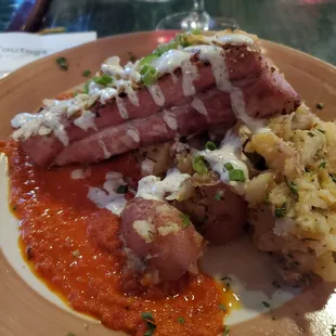 Potato Crusted Mahi Mahi