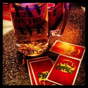 Enjoy the Tav's board games while you wait