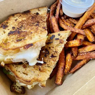 Fearless goddess and sweet potato fries