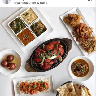 Instagram post of the TAVA Signature Lunch Buffet from @chicagofooddork