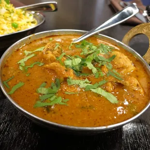 TAVA&apos;s Chicken Curry was featured on ABC7 Chicago&apos;s Hungry Hound.