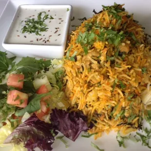 Business Biryani Lunch available weekdays from 11 am - 3 pm