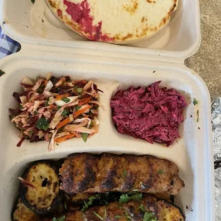 BEEF LULE KABOB PLATE