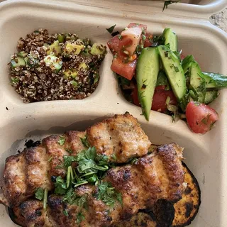 CHICKEN LULE KABOB PLATE