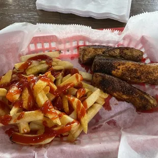 Blackened Mahi Mahi basket