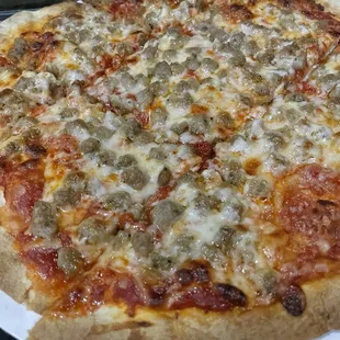 Sausage pizza ... was very good