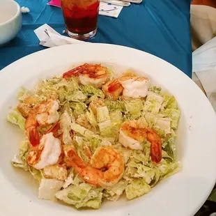 Shrimp Caesar Salad