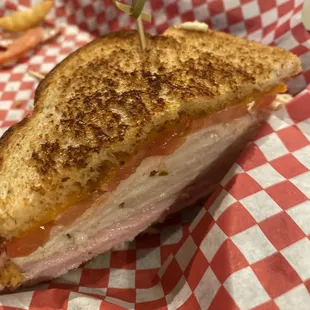 The Mike Grip sandwich! So good!!