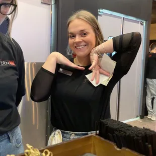 Friendly and helpful Bartender Katie!