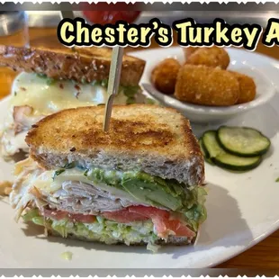 a turkey avocado sandwich