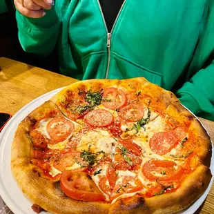 pizza, food