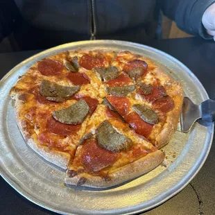 Pepperoni and meatballs