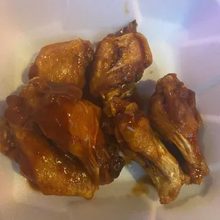 6 wing Teriyaki wings