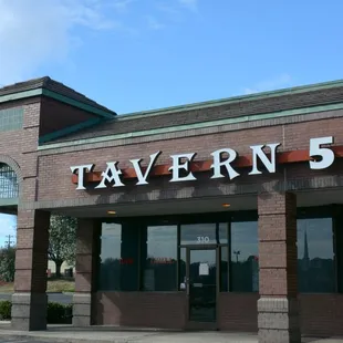 the front of the restaurant