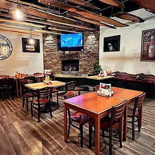 the interior of a restaurant