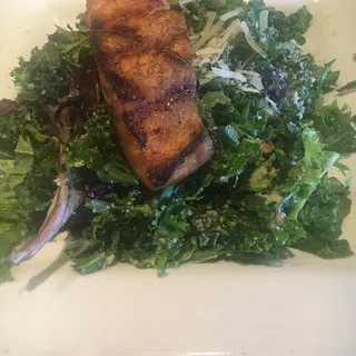 Grilled Salmon & Kale Salad