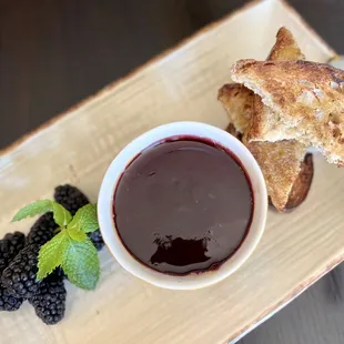 Duck Liver &amp; Cognac Mousse with Blackberry Gelee