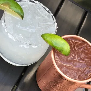 Margarita and Moscow Mule