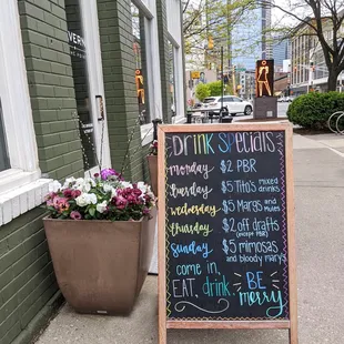 Weekly Drink Specials
