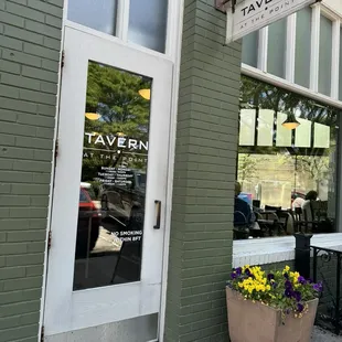 Front of restaurant