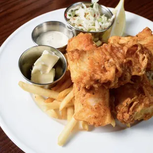 Beer battered cod fish fry, served 7 days a week!