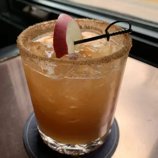 Apple Cinnamon Brandy Cocktail