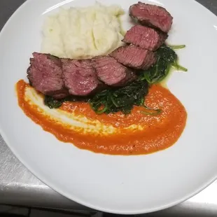 Hanger steak special