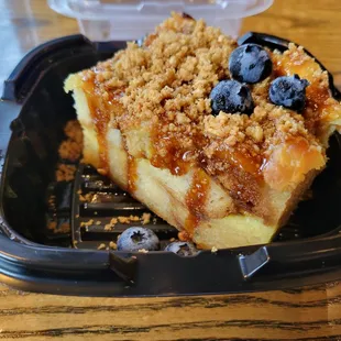 Lemon Bread Pudding (to go) VERY delicious, not too tart, not too sweet, and a nice mix of flavors