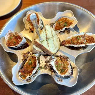 Chipotle-Bourbon BBQ Oysters