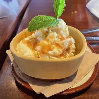 Scoop of Pecan Ice Cream