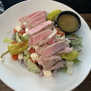 Greek Salad with Tuna substitute