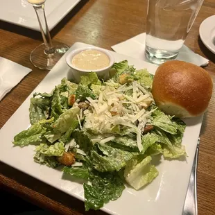 Caesar Salad. Not the best I've had, but it'll do!