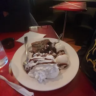 Brownie with Ice Cream