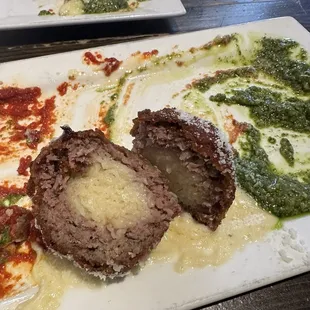 Stuffed meatball