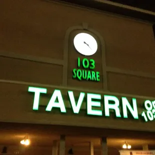 the front of the restaurant