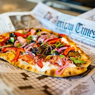 Hot and yummy flatbreads. Fresh, made to order!