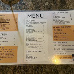 It was hard to pick so I got a burger and wings! Obviously had leftovers!